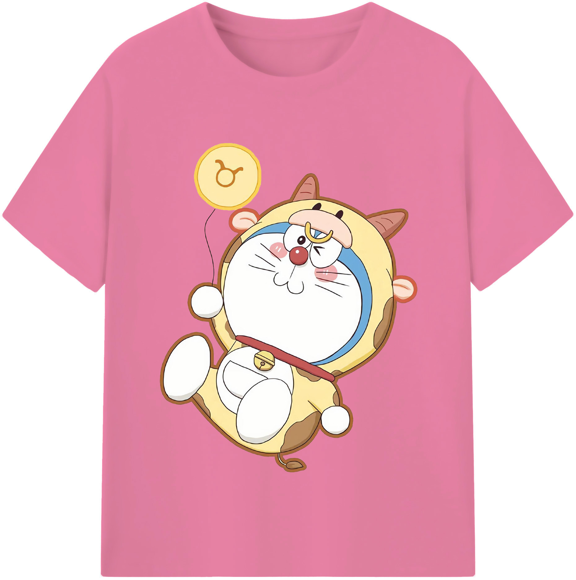 （画像用） ドラえもん Doraemon 綿100％半袖Tシャツ（フロントプリント）